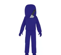 Costume da astronauta impostore blu per bambini