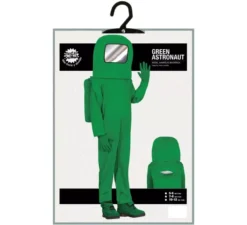 Costume da astronauta impostore verde per bambini