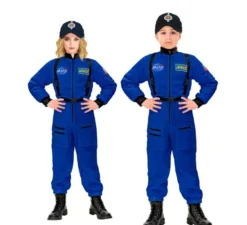 Costume da astronauta spaziale blu per bambino