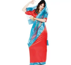 Costume da attrice bollywood per una donna