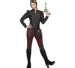 Costume da aviatrice steampunkper donna