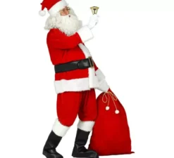 Costume da Babbo Natale professionale per uomo