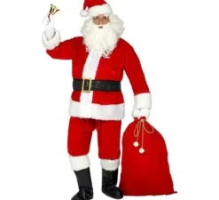Costume da Babbo Natale professionale per uomo