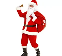Costume da Babbo Natale Super Deluxe per uomo