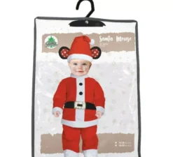 Costume da Babbo Natale Topolino con cintura per bambino
