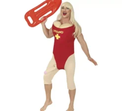 Costume da bagnino a sorpresa per uomo