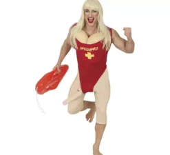 Costume da bagnino a sorpresa per uomo
