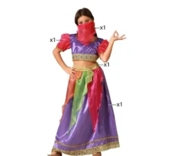 Costume da ballerina araba multicolore per bambina