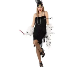 Costume da ballerina Charleston nero da donna