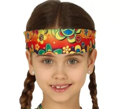 Costume da bambina hippie di fiori