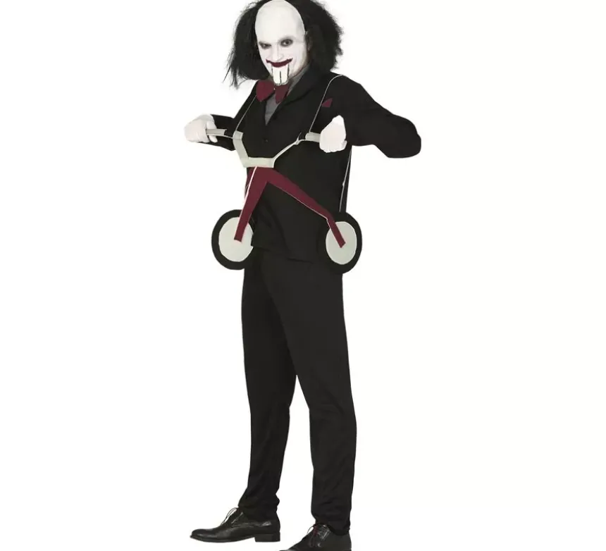 Costume da bambola assassina da triciclo per uomo