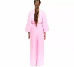 Costume da bambola rosa famosa per donna