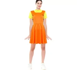 Costume da bambola The Squid Game per donna