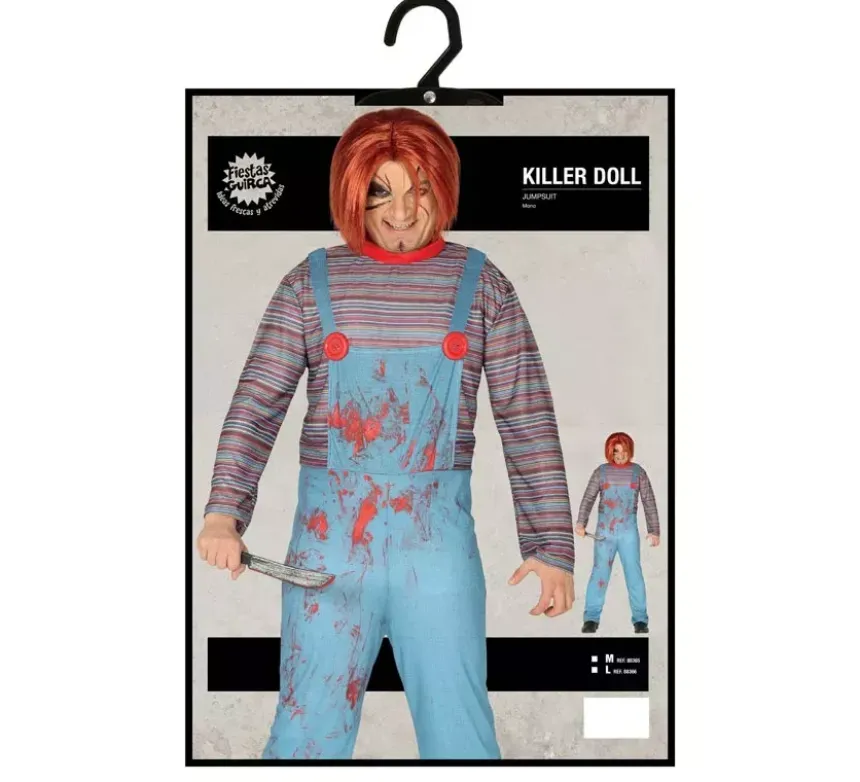 Costume da bambolotto diabolico per uomo