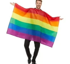 Costume da bandiera arcobaleno del Gay Pride per Adulti