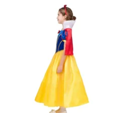 Costume da Biancaneve con cerchietto e mantello per bambina