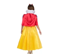 Costume da Biancaneve con cerchietto e mantello per bambina