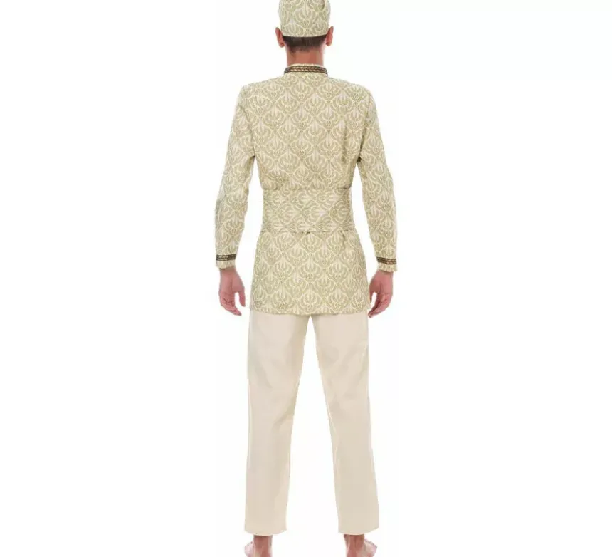 Costume da Bollywood indiano con turbante per uomo