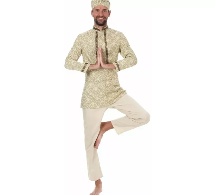 Costume da Bollywood indiano con turbante per uomo