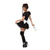 Costume da cameriera con fiocco per donna