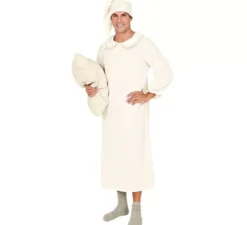 Costume da camicia da notte vintage con cappello per adulto