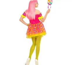 Costume da Candy Girl fucsia per donna