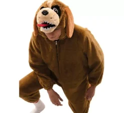 Costume da cane marrone per una donna