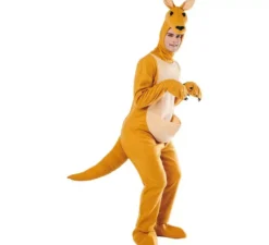 Costume da canguro australiano marrone per uomo