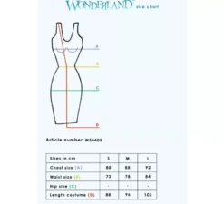 Costume da cappellaio matto bianco e nero per donna