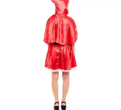 Costume da Cappuccetto Rosso con grembiule per donna