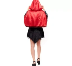 Costume da Cappuccetto Rosso gotico per donna