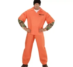 Costume da carcerato tatuato per uomo