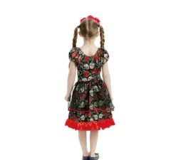 Costume da Catrina Il giorno dei morti per bambina