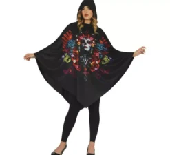 Costume da Catrina o poncho per donna
