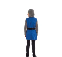 Costume da cavaliere medievale blu per bambino