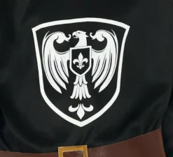 Costume da Cavaliere Medievale Nero per bambino