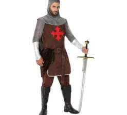 Costume da cavaliere medievale per uomo
