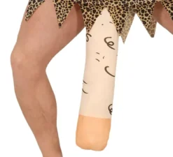 Costume da cavernicolo con sorpresa per uomo