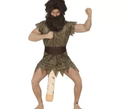 Costume da cavernicolo con sorpresa per uomo