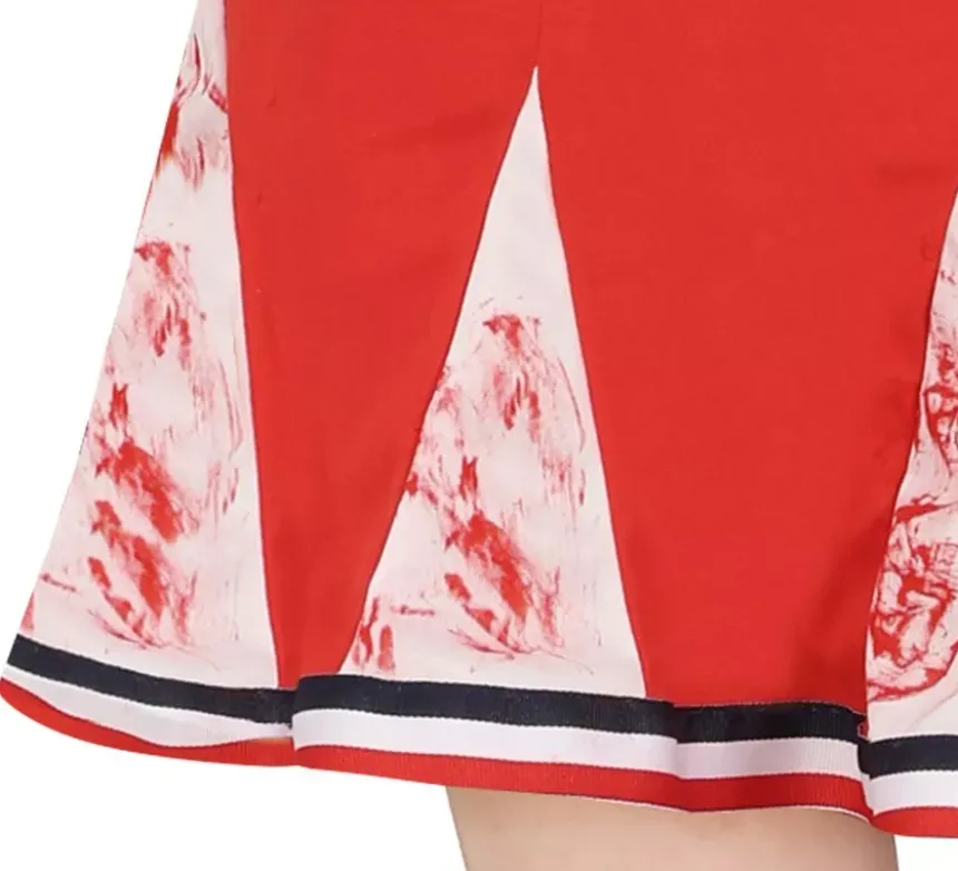 Costume da cheerleader cheerleader zombie