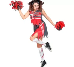 Costume da cheerleader zombie per donna