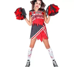 Costume da cheerleader zombie per donna