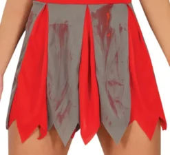 Costume da cheerleader zombie per donna
