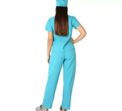 Costume da chirurgo verde per donna