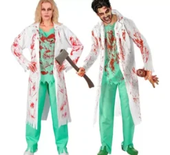 Costume da chirurgo zombie per adulti