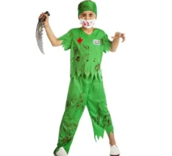 Costume da chirurgo zombi per un ragazzo