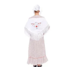 Costume da Chulapa bianco con pois rossi per bambina