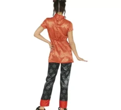 Costume da Cina arancione per donna