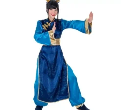 Costume da Cinese blu per donna