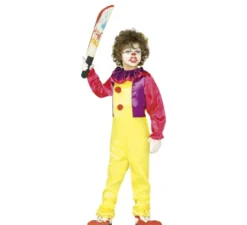Costume da Clown cattivo giallo per bambino